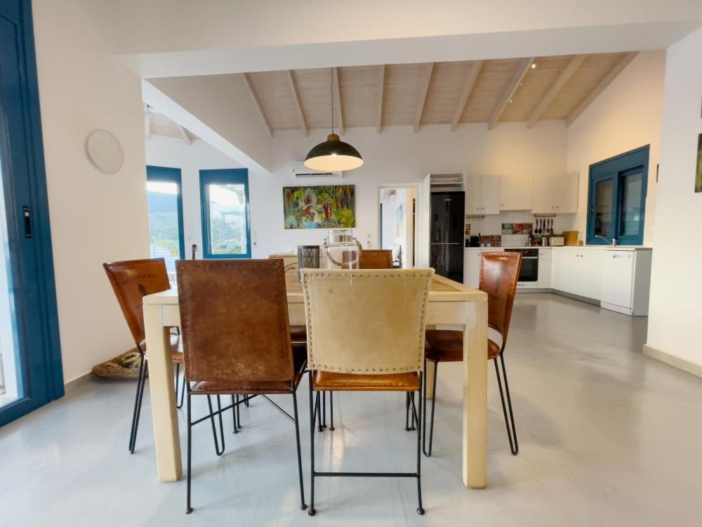 Zidanos Luxurious Sea Front Villa Marandokhórion Bagian luar foto
