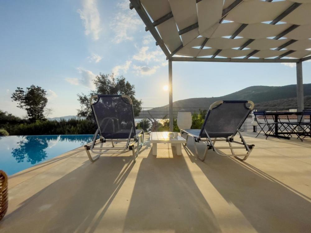 Zidanos Luxurious Sea Front Villa Marandokhórion Bagian luar foto