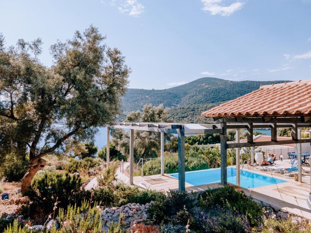 Zidanos Luxurious Sea Front Villa Marandokhórion Bagian luar foto