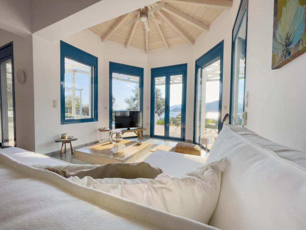 Zidanos Luxurious Sea Front Villa Marandokhórion Bagian luar foto