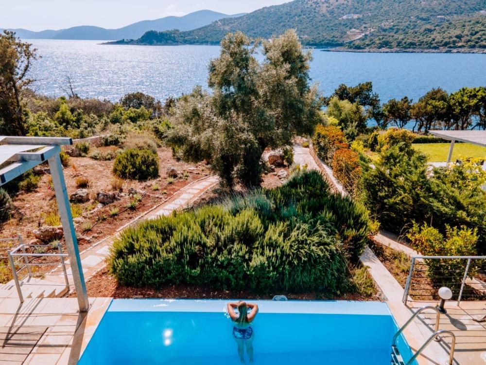 Zidanos Luxurious Sea Front Villa Marandokhórion Bagian luar foto