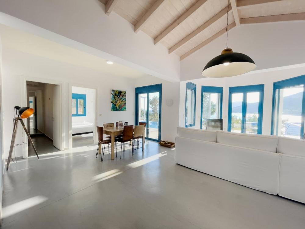 Zidanos Luxurious Sea Front Villa Marandokhórion Bagian luar foto