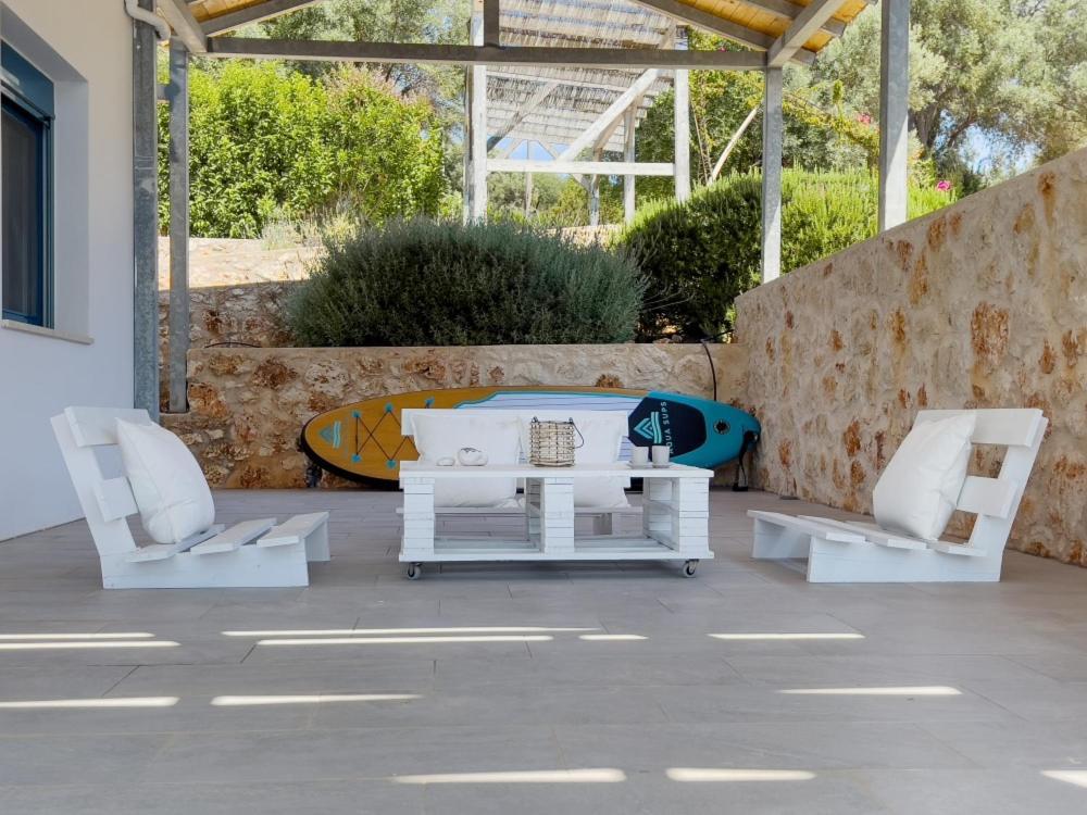 Zidanos Luxurious Sea Front Villa Marandokhórion Bagian luar foto