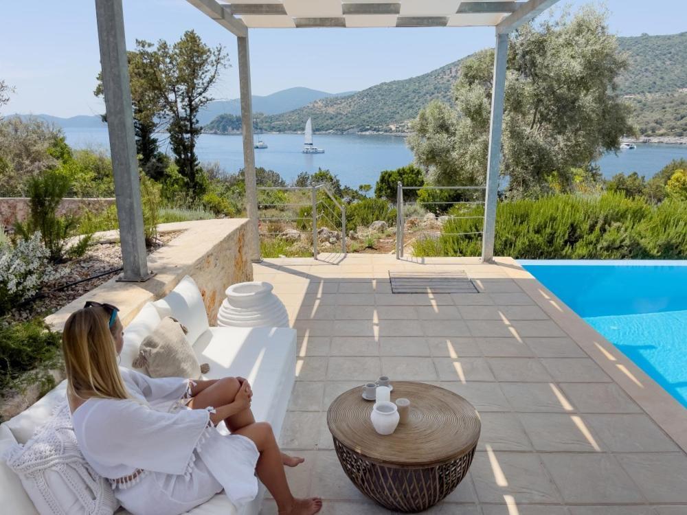 Zidanos Luxurious Sea Front Villa Marandokhórion Bagian luar foto